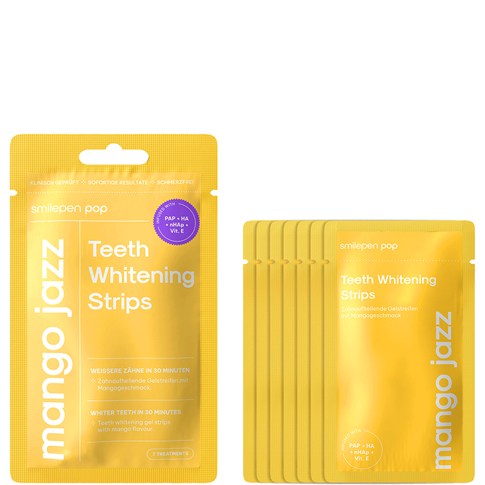 Bild: Smilepen Pop Teeth Whitening Strips Mango Jazz