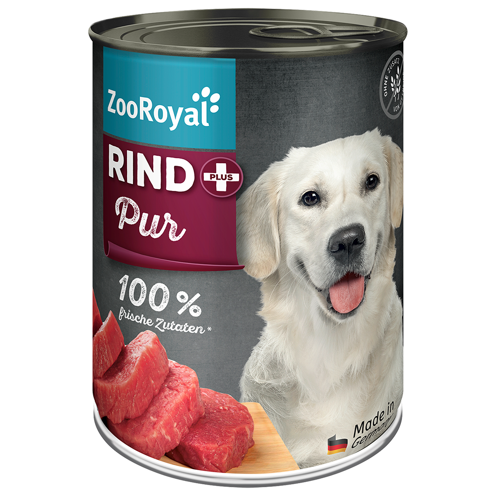 Bild: ZooRoyal Hundefutter Rind plus Pur 