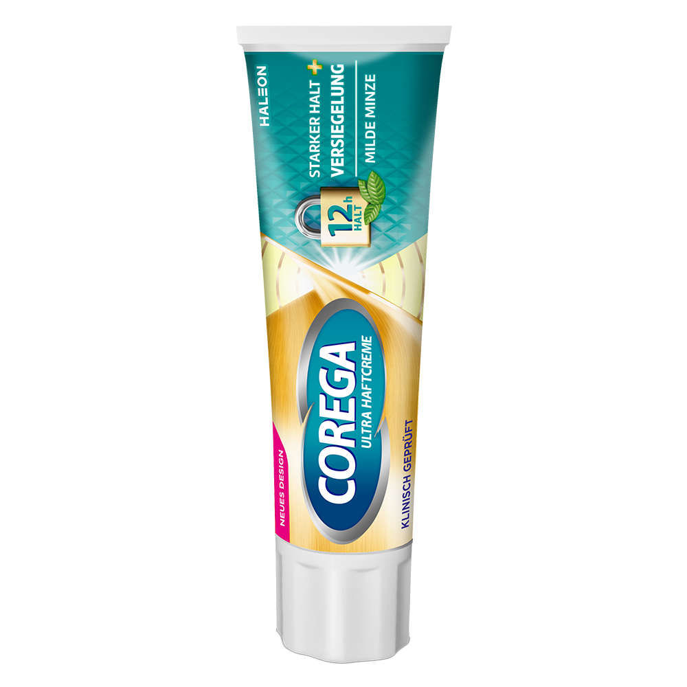 Bild: Corega Ultra Haftcreme Starker Halt und Versiegelung 