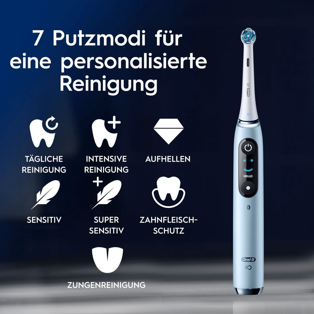 Bild: Oral-B iO Series 9 Elektrische Zahnbürste, Aqua Marine