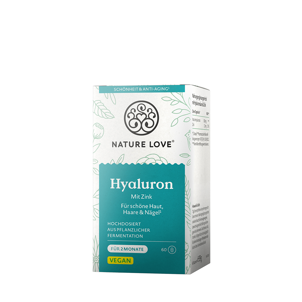 Bild: NATURE LOVE Hyaluron mit Zink