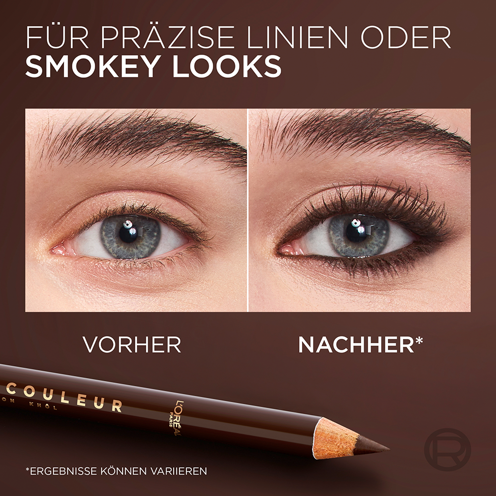 Bild: L'ORÉAL PARIS Haute Couleur Khol Eyeliner Brun Leather 