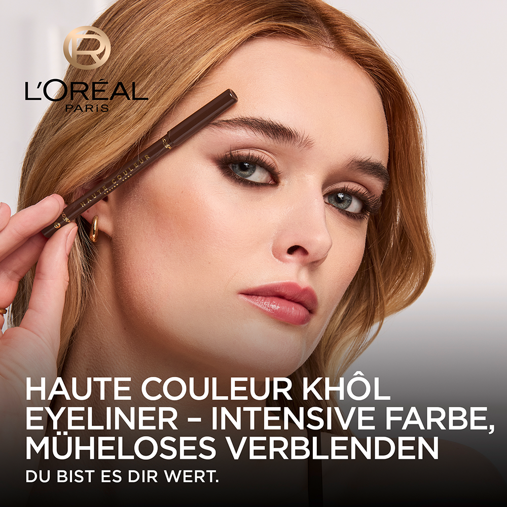 Bild: L'ORÉAL PARIS Haute Couleur Khol Eyeliner Brun Leather 