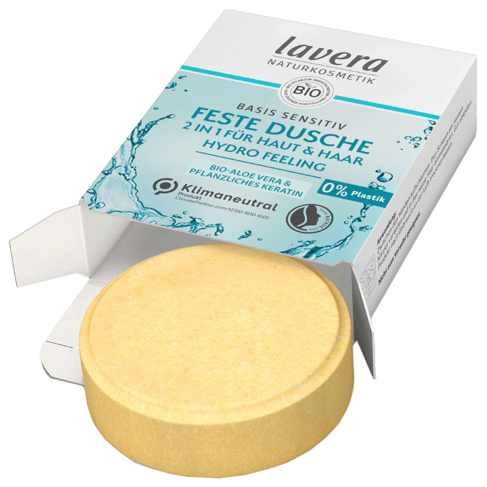 Bild: lavera Feste Dusche Hydro Feeling