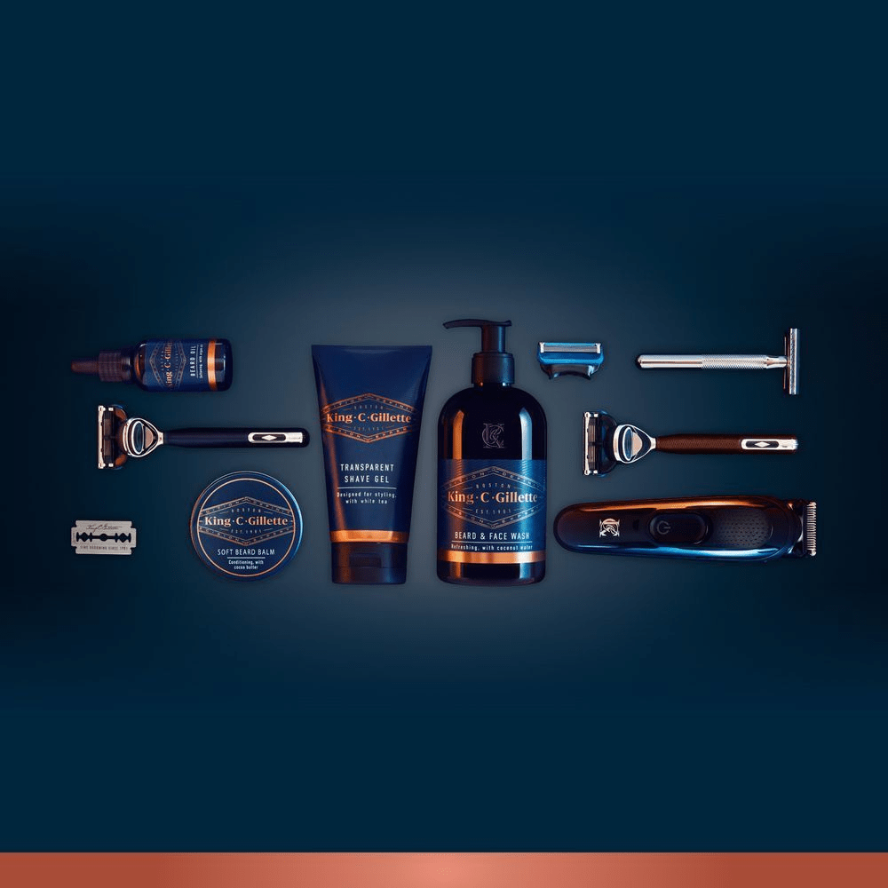 Bild: Gillette King C. kabelloser Barttrimmer für Männer