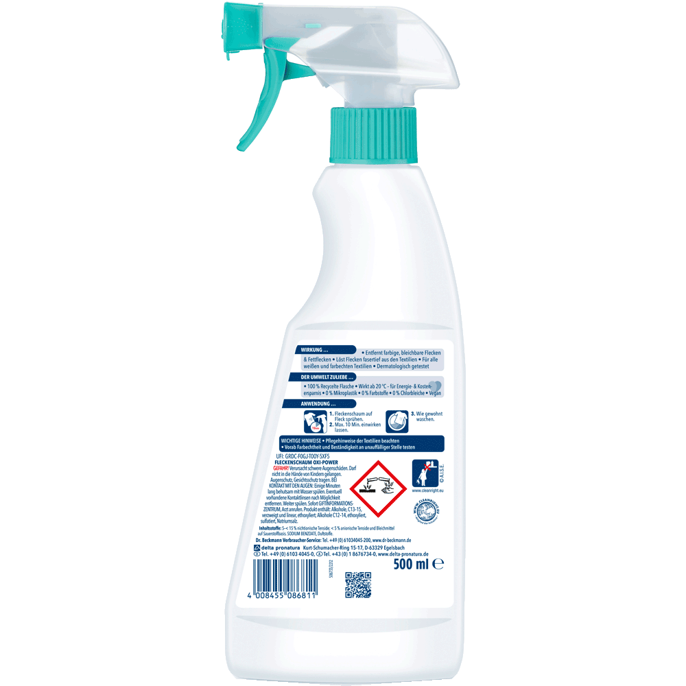 Bild: Dr. Beckmann Fleckenschaum Oxi-Power 