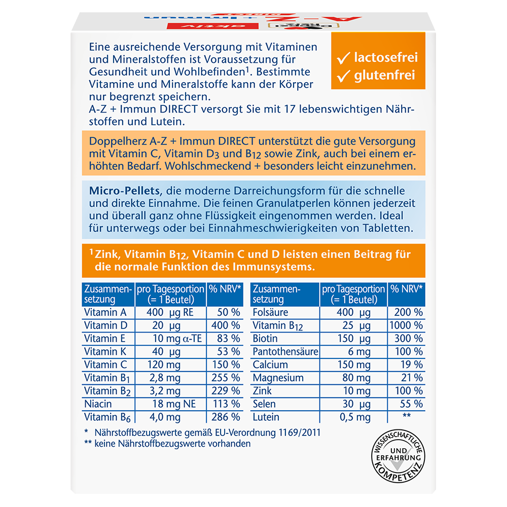 Bild: DOPPELHERZ A-Z + Immun Direct