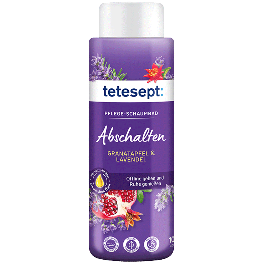 Bild: tetesept: Pflege-Schaumbad Abschalten 