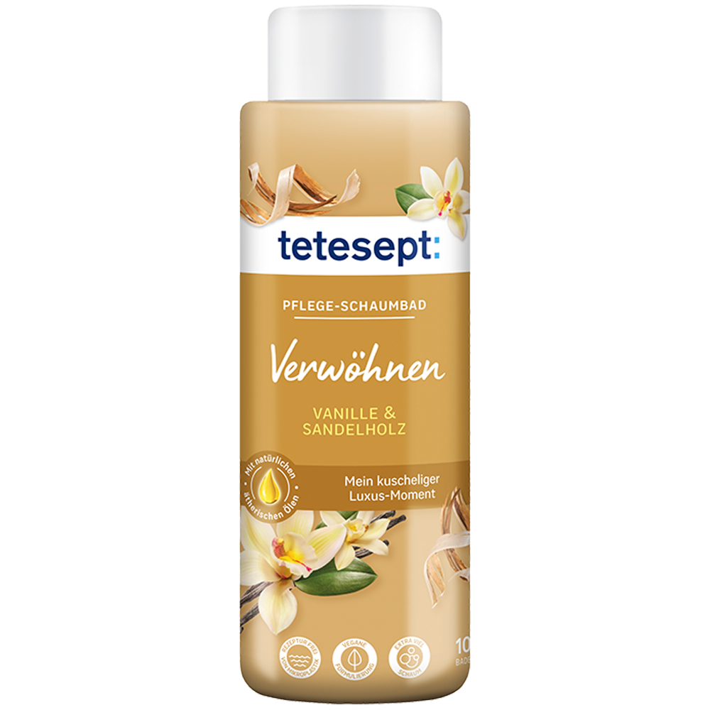 Bild: tetesept: Pflege-Schaumbad Verwöhnen 
