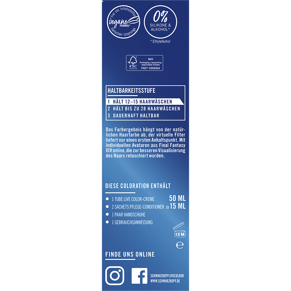 Bild: Schwarzkopf Live Ultra Brights or Pastel Haarfarbe Dusty Rose