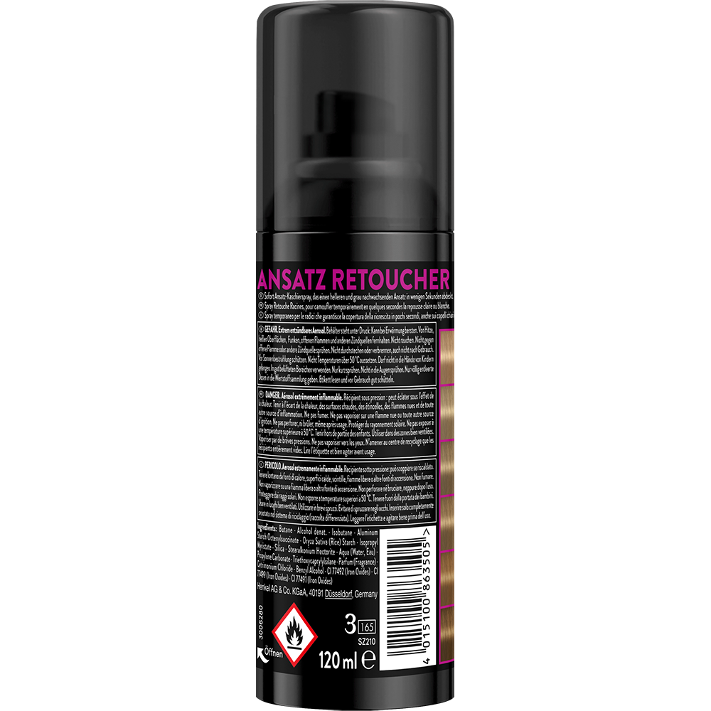 Bild: syoss Ansatz Retoucher Dunkelblond