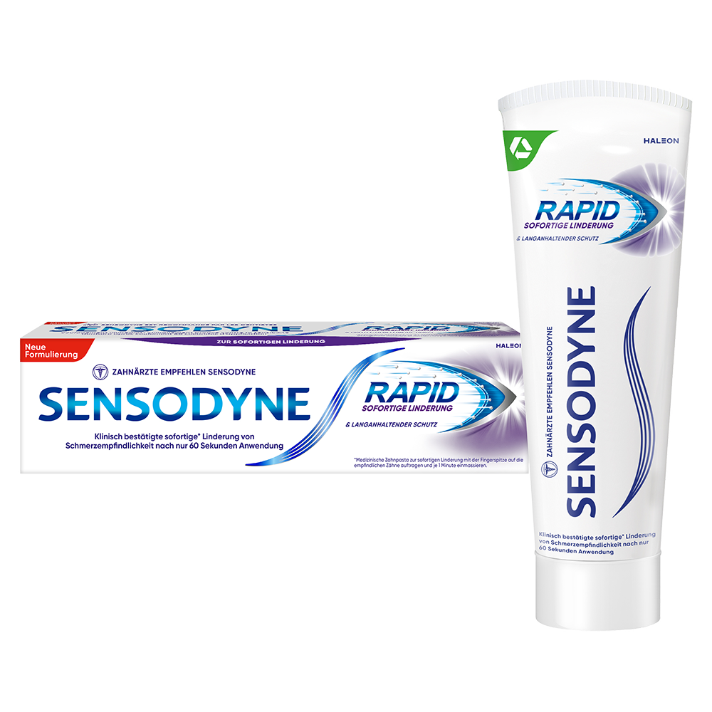 Bild: SENSODYNE Zahnpasta Rapid Sofortige Linderung 