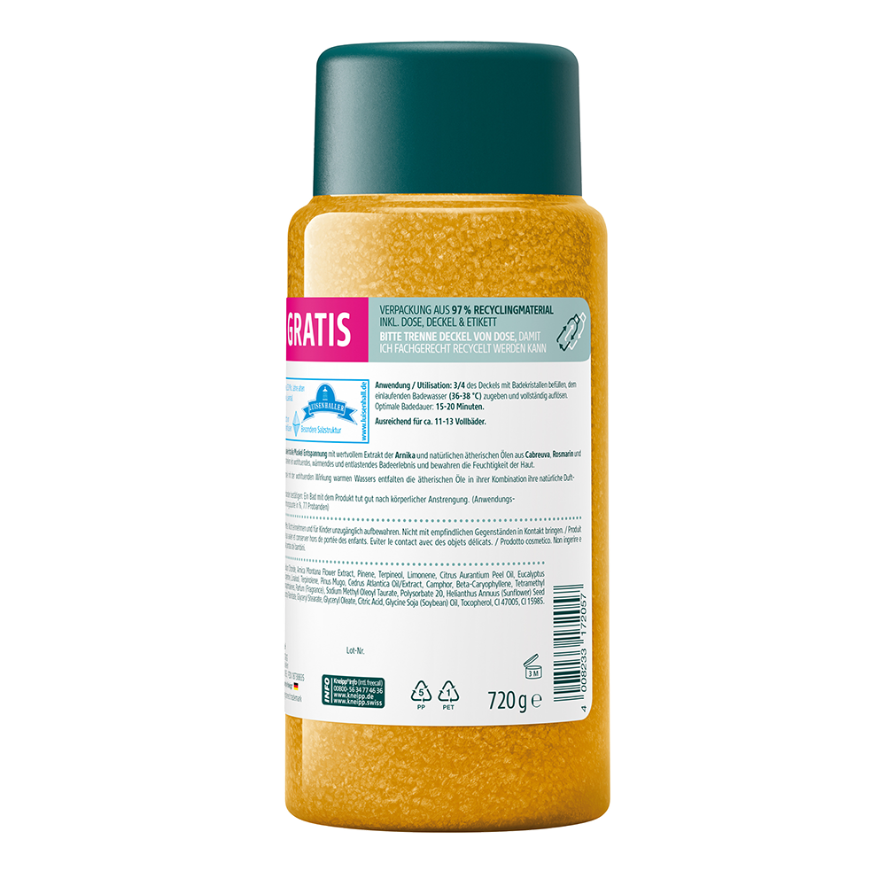 Bild: Kneipp Badekristalle Muskel Entspannung 