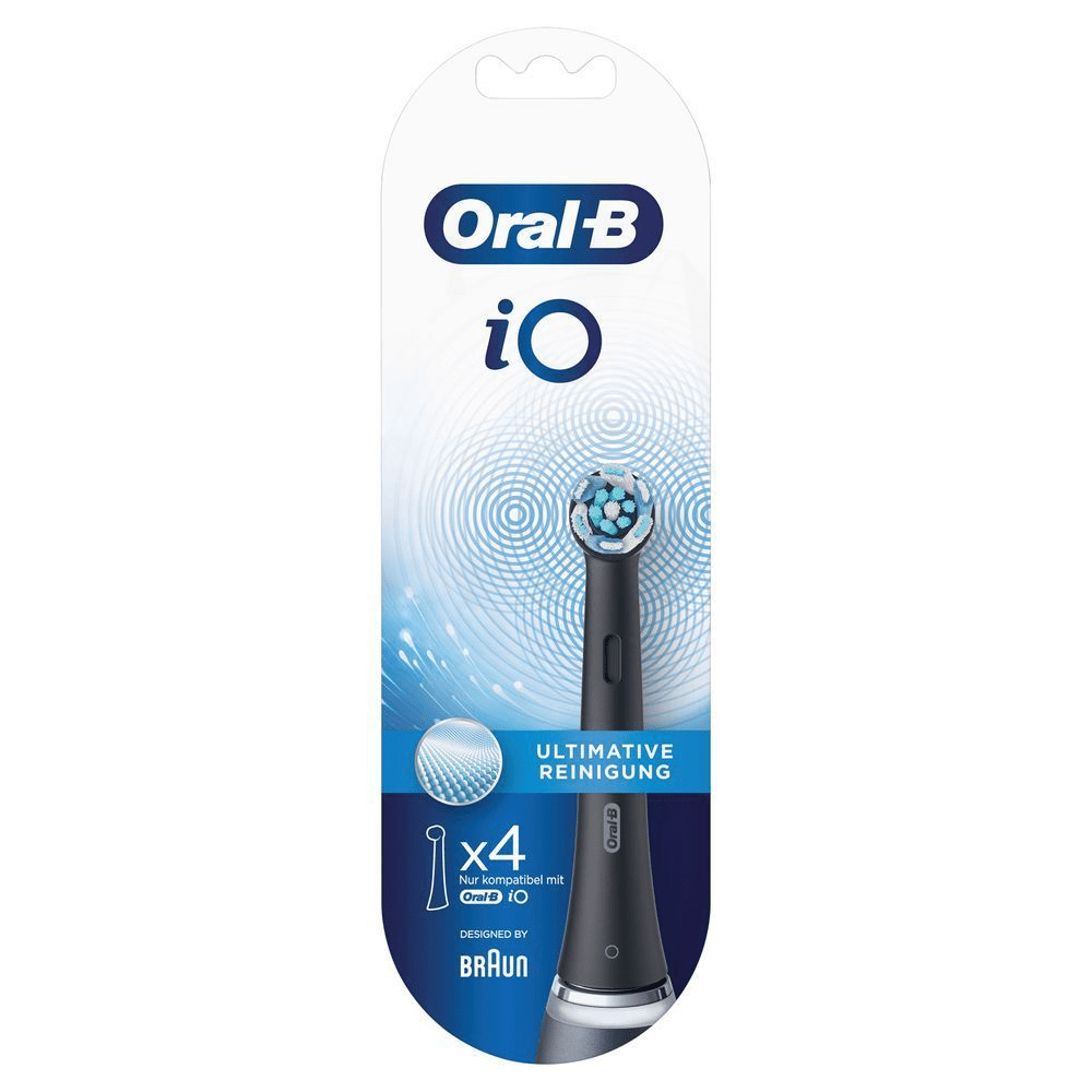 Bild: Oral-B iO Black Ultimative Reinigung Aufsteckbürsten, Schwarz