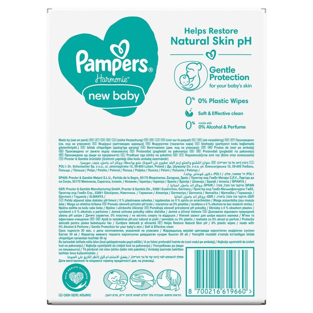 Bild: Pampers Harmonie New Baby Feuchttücher 