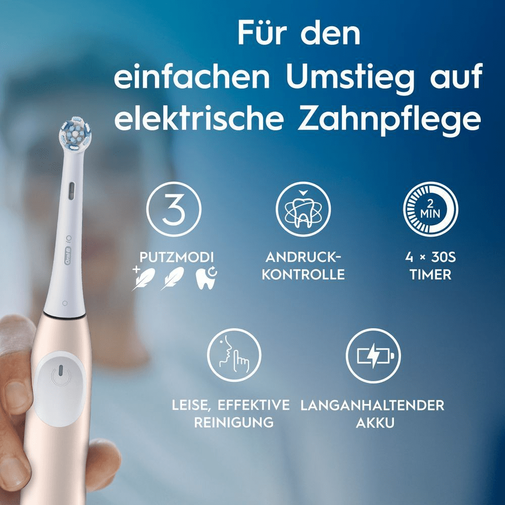 Bild: Oral-B iO Series 2 Elektrische Zahnbürste, Calm Pink 