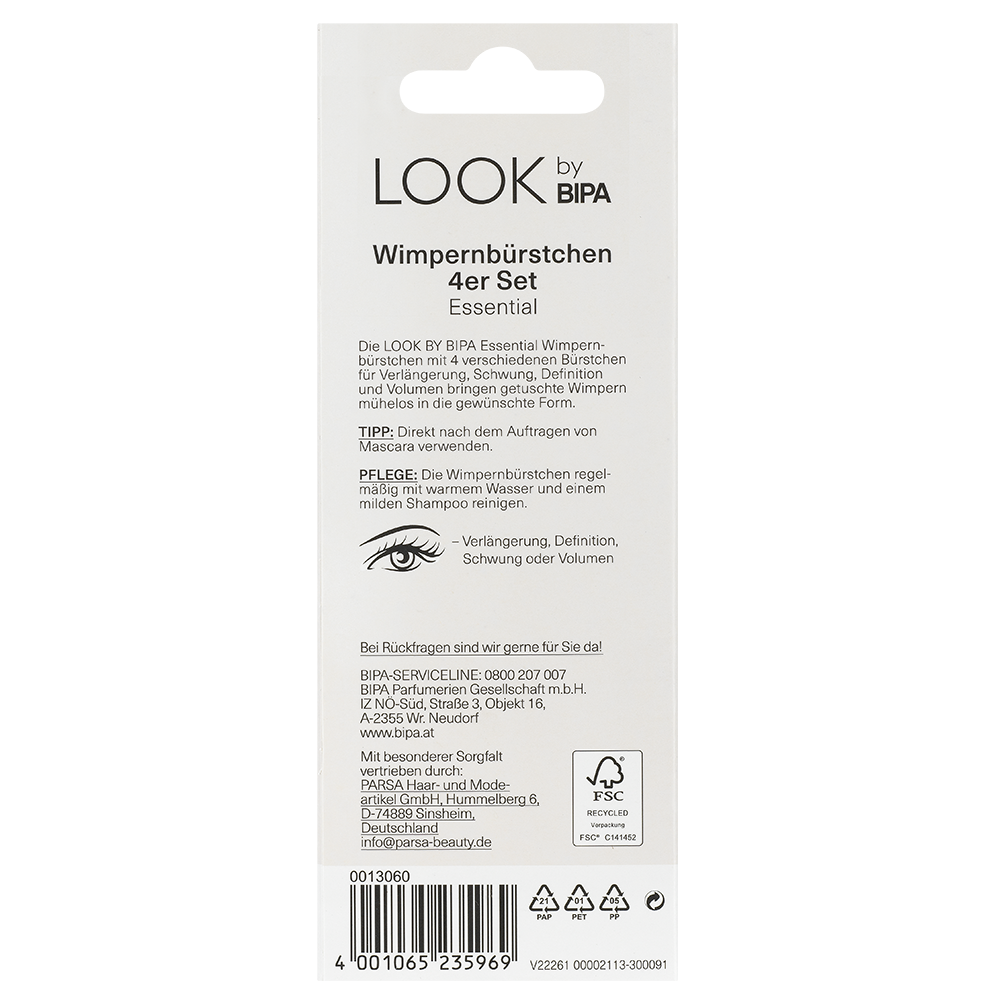 Bild: LOOK BY BIPA Wimpernbürstchen 