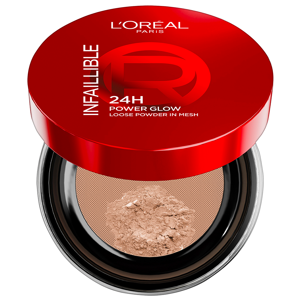 Bild: L'ORÉAL PARIS Infaillible 24H Power Glow Loose Powder in Mesh 