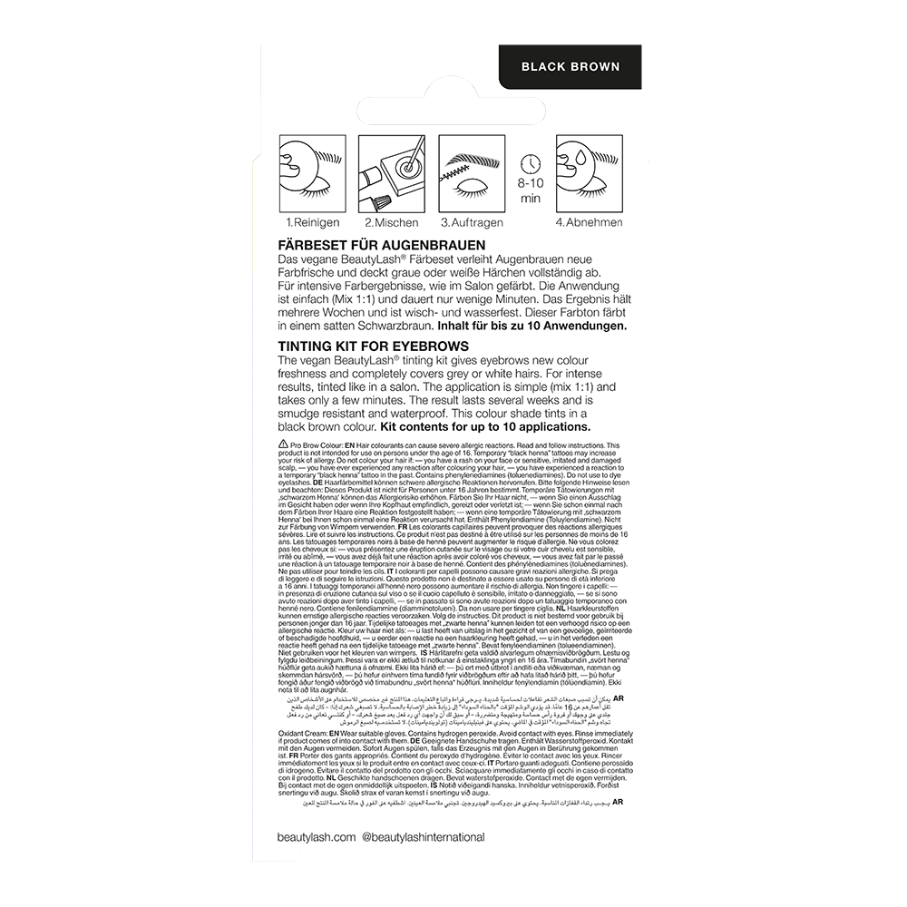 Bild: BeautyLash Pro Brow Colour schwarzbraun