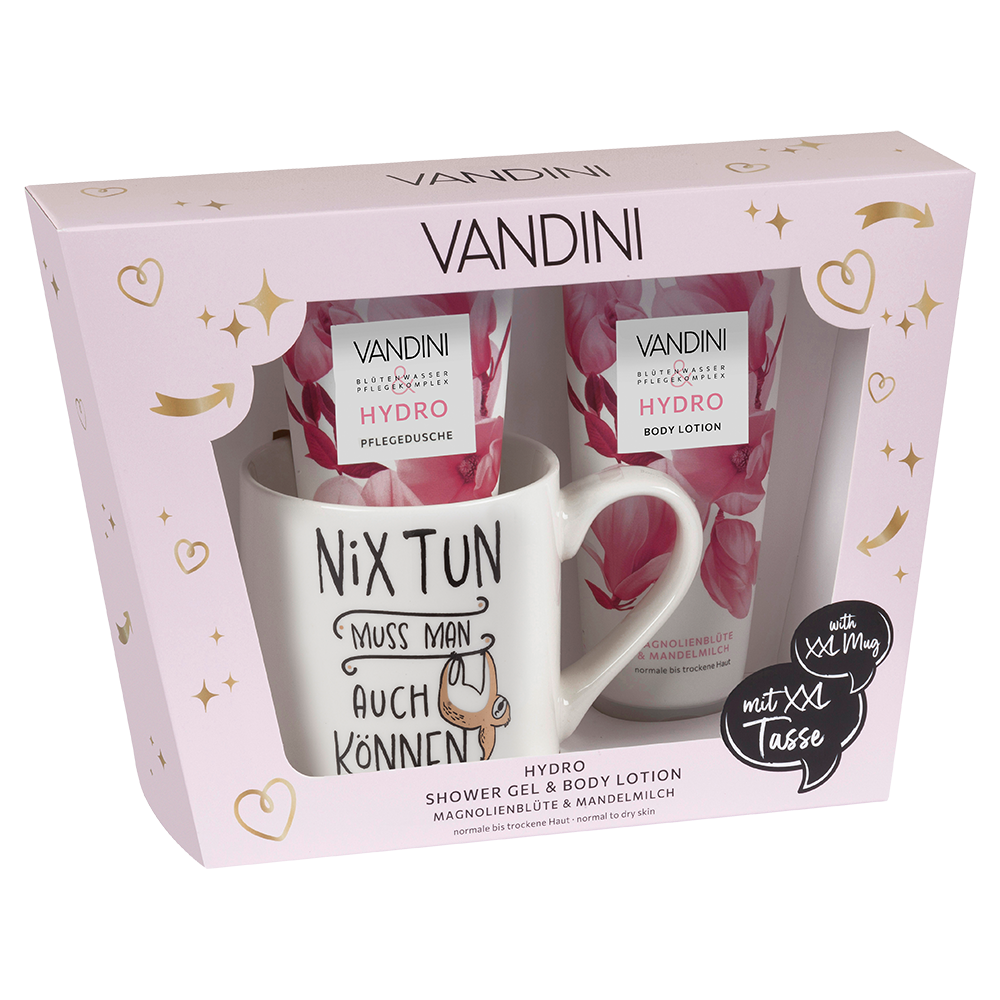 Bild: VANDINI Hydro Geschenkset XXL Tasse "Nix tun" 