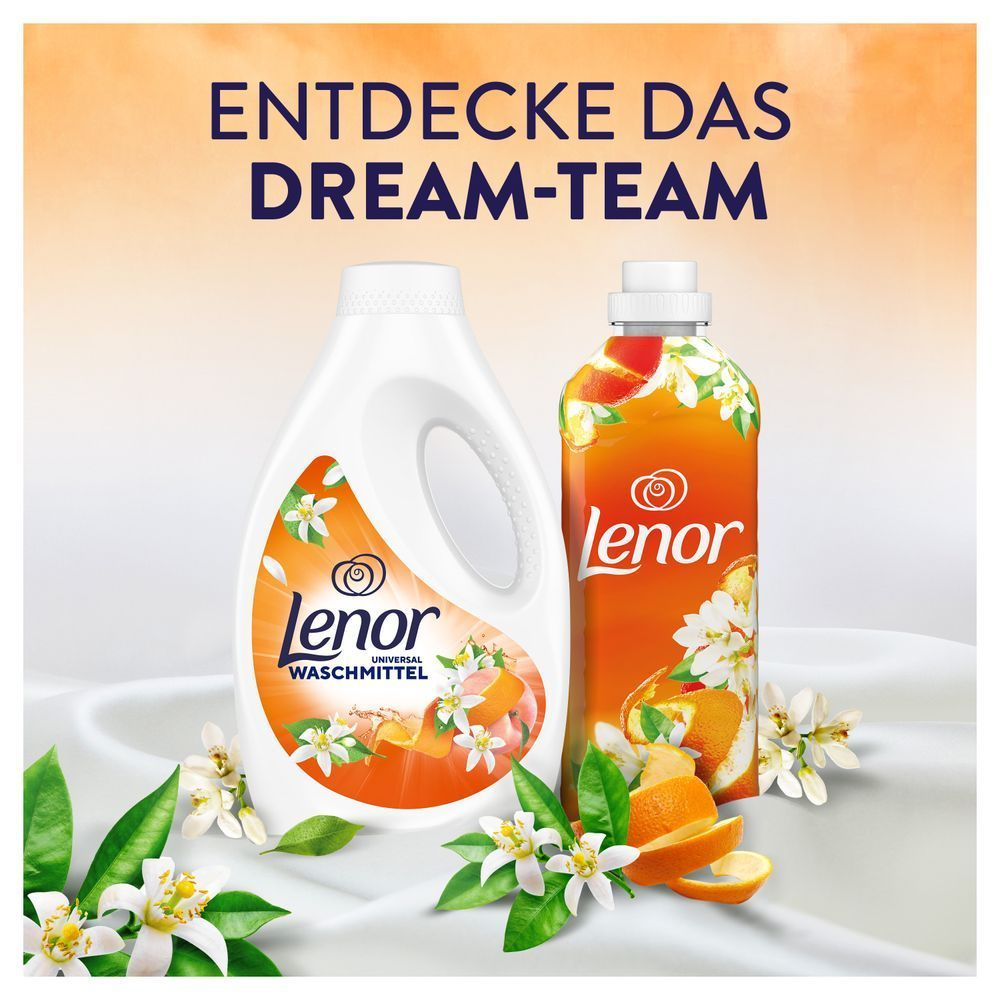 Bild: Lenor Flüssigwaschmittel Orangenblüte & Pfirsich 