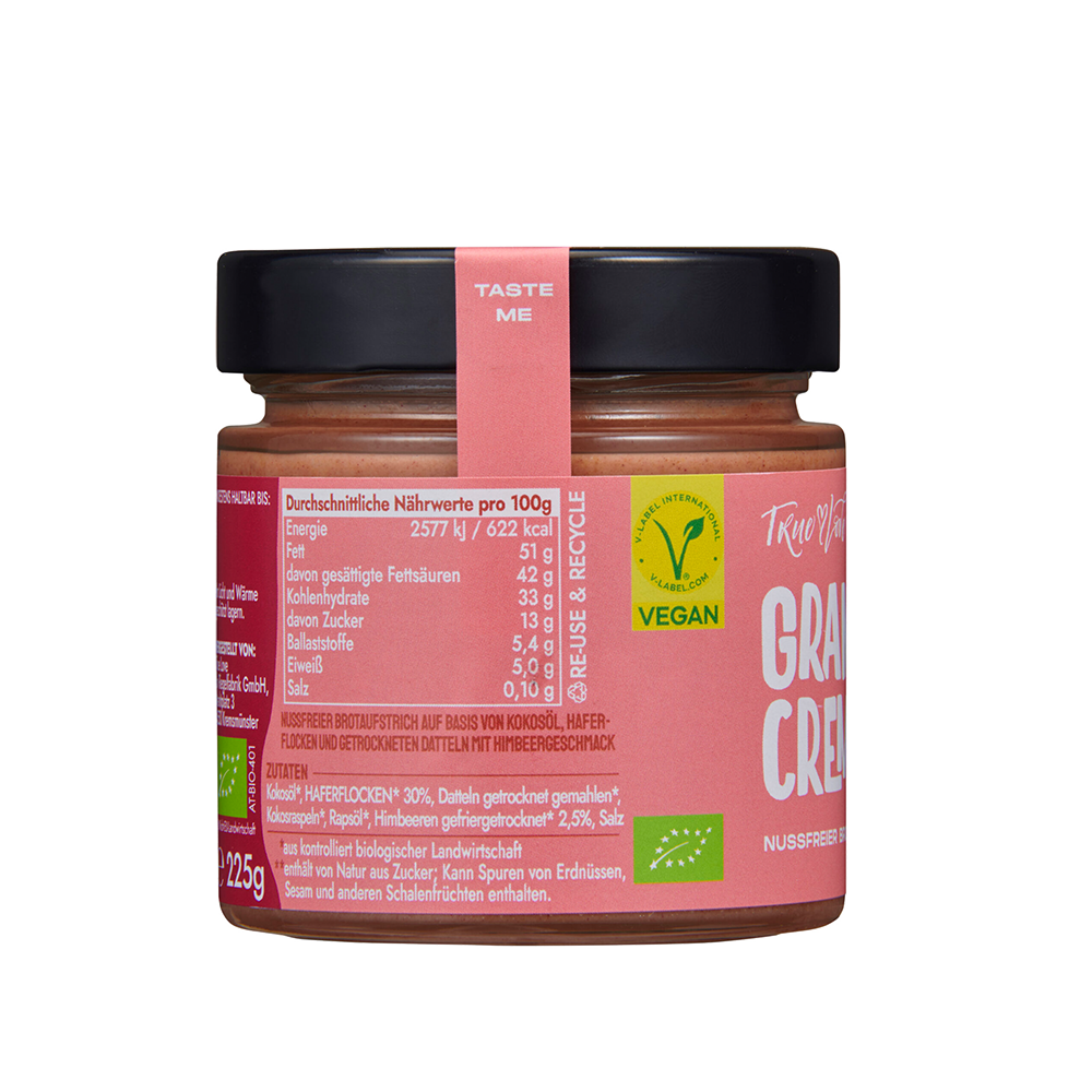 Bild: True Love Granola Creme Himbeer 