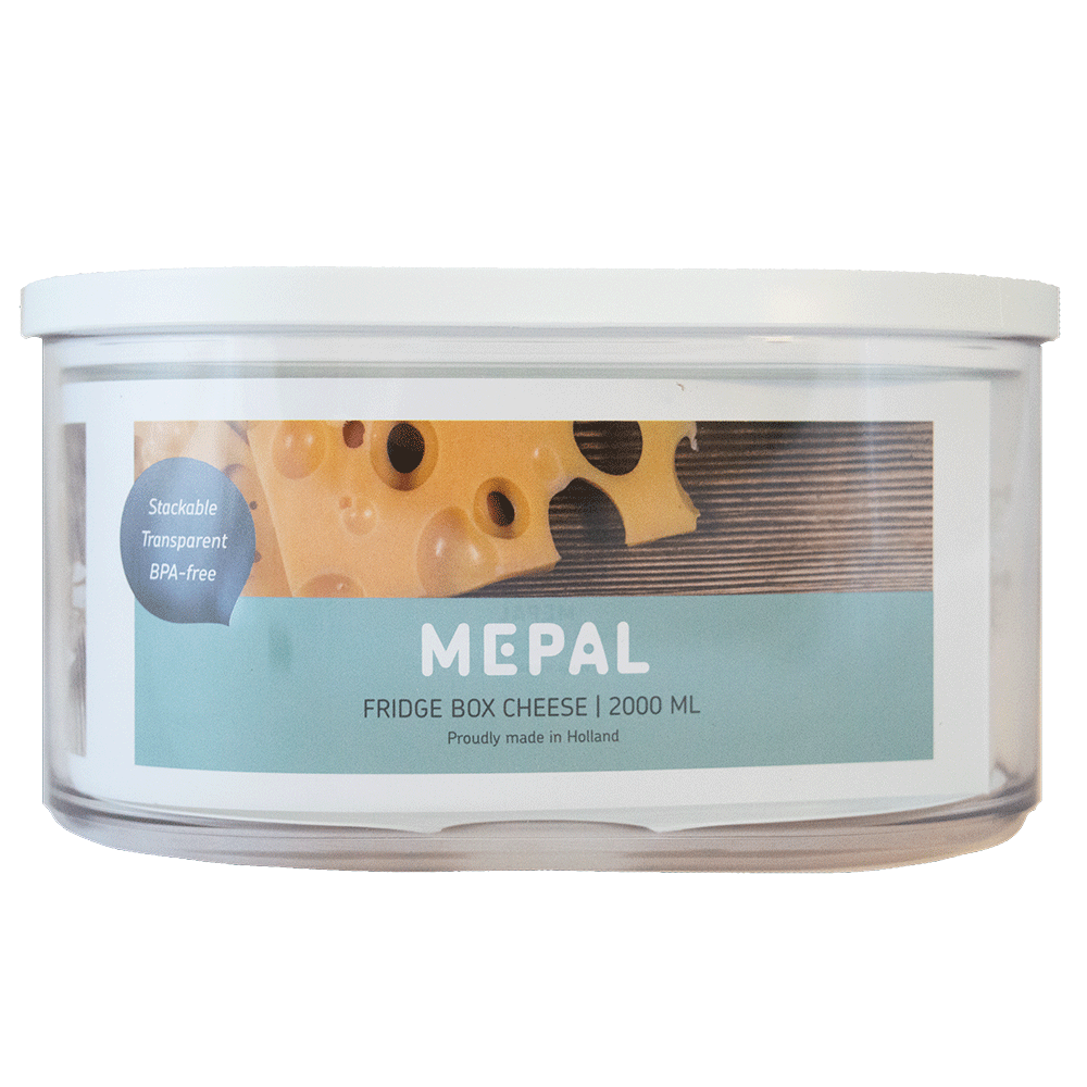 Bild: Mepal Kühlschrankdose Käse 2000ml Weiss 