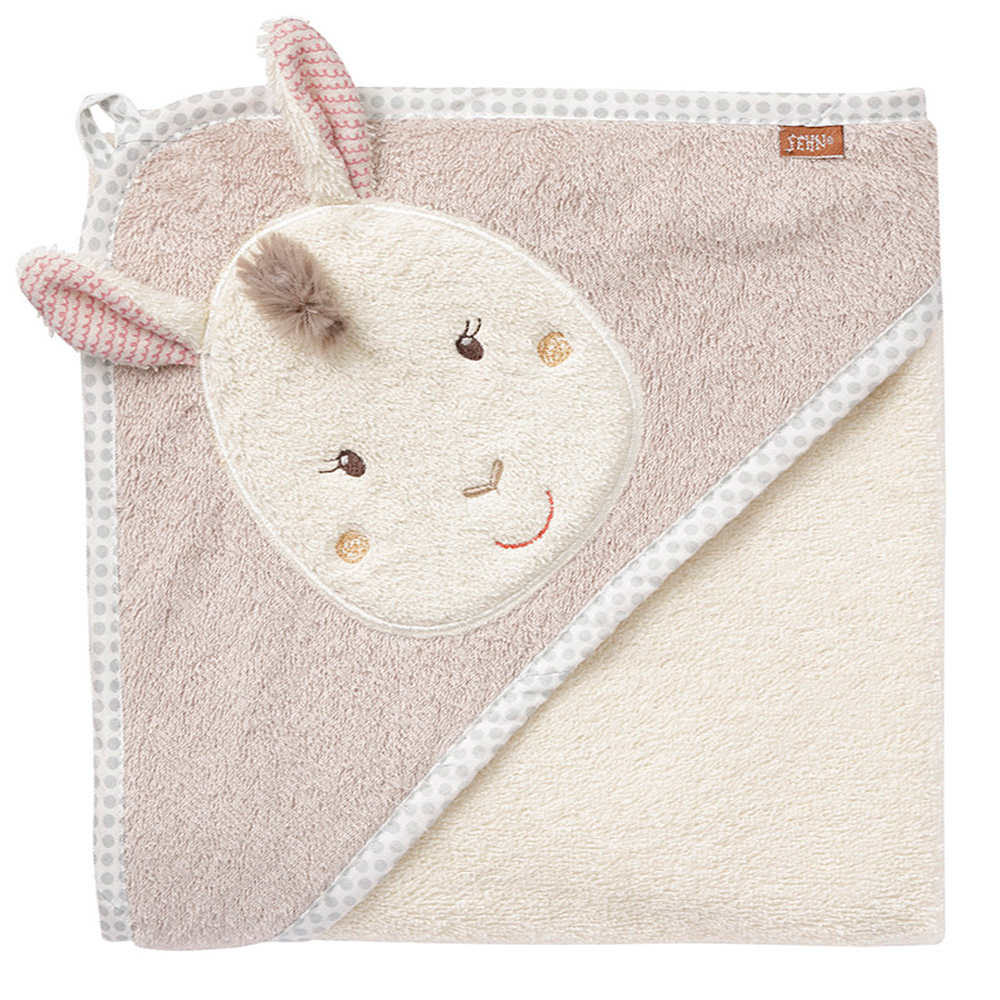 Bild: Fehn Kapuzenbadetuch Lama 