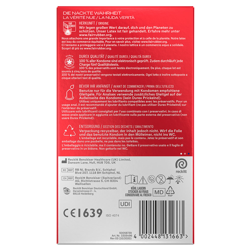 Bild: durex Gefühlsecht Ultra Kondome 