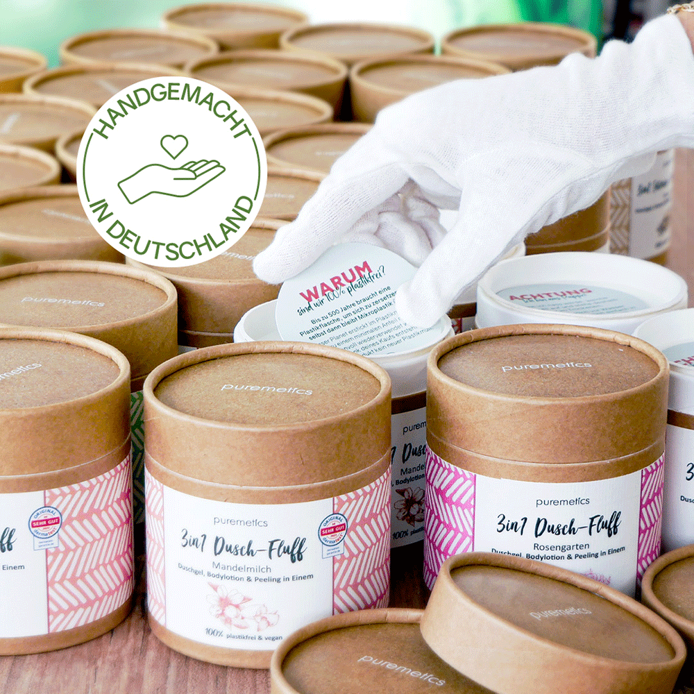 Bild: puremetics 3in1 Dusch Fluff Limette