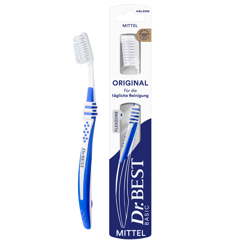 Bild: Dr. BEST Original Zahnbürste Mittel 
