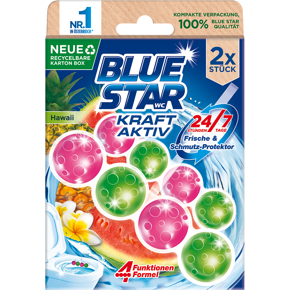 Bild: Blue Star Kraft Aktiv WC-Steine Hawaii 