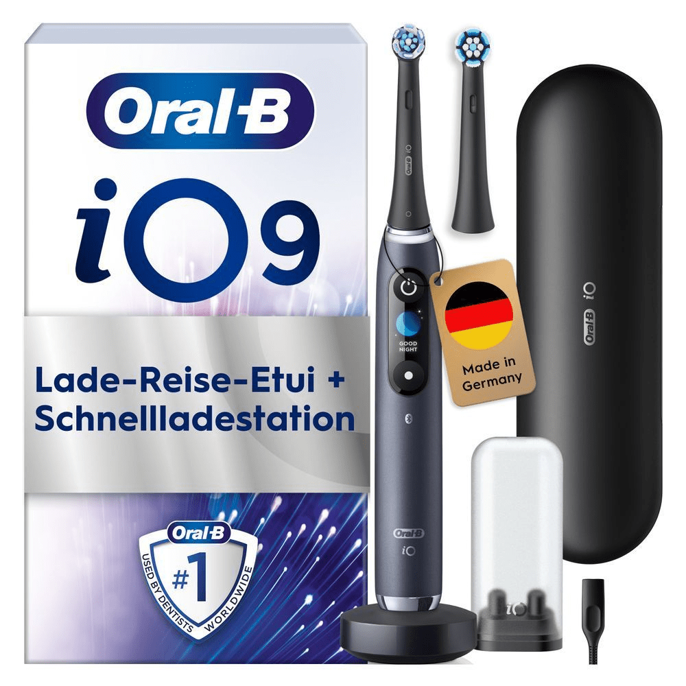Bild: Oral-B iO9 Elektrische Zahnbürste, Black Onyx 