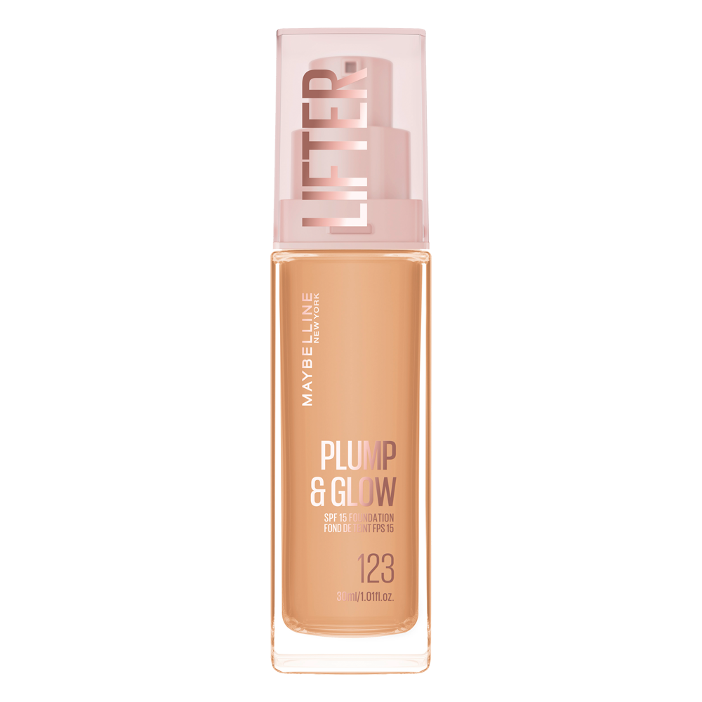 Bild: MAYBELLINE Face Lifter Plump & Glow Foundation 123
