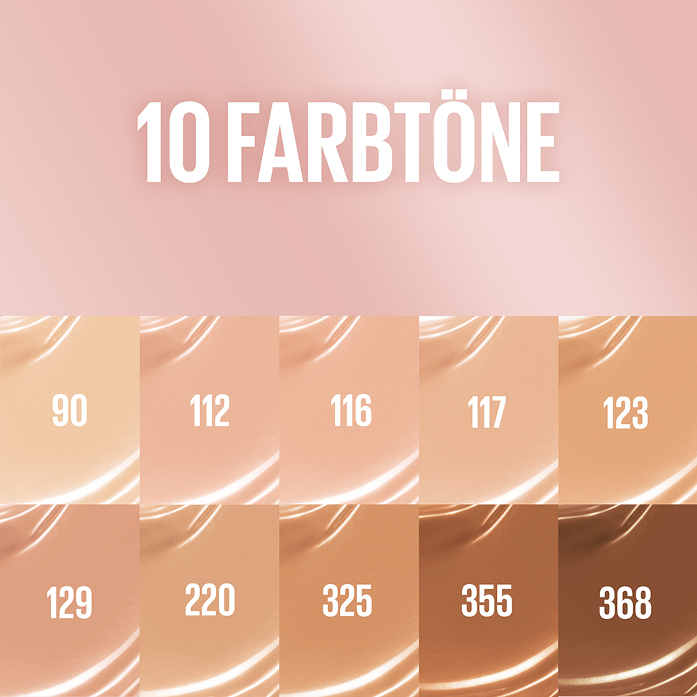 Bild: MAYBELLINE Face Lifter Plump & Glow Foundation 90