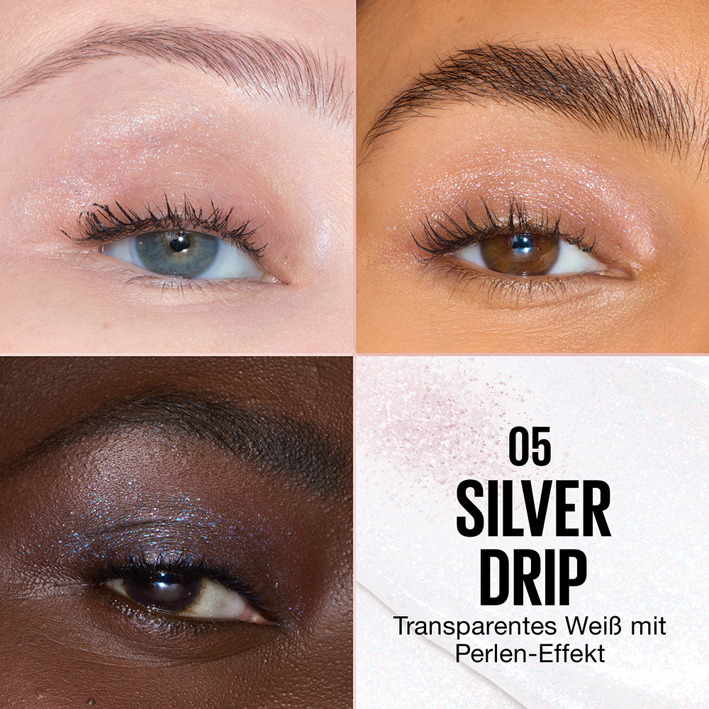 Bild: MAYBELLINE Chroma Liquid Eyeshadow Silver 05