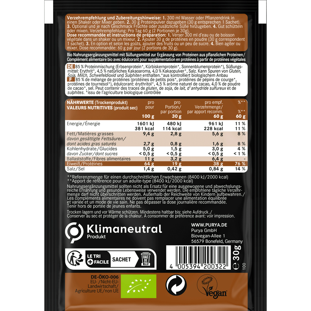 Bild: Pur Ya! High Protein Shake Cocoa 