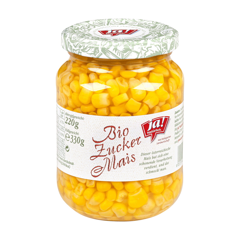 Bild: ja! Natürlich. Zucker Mais 