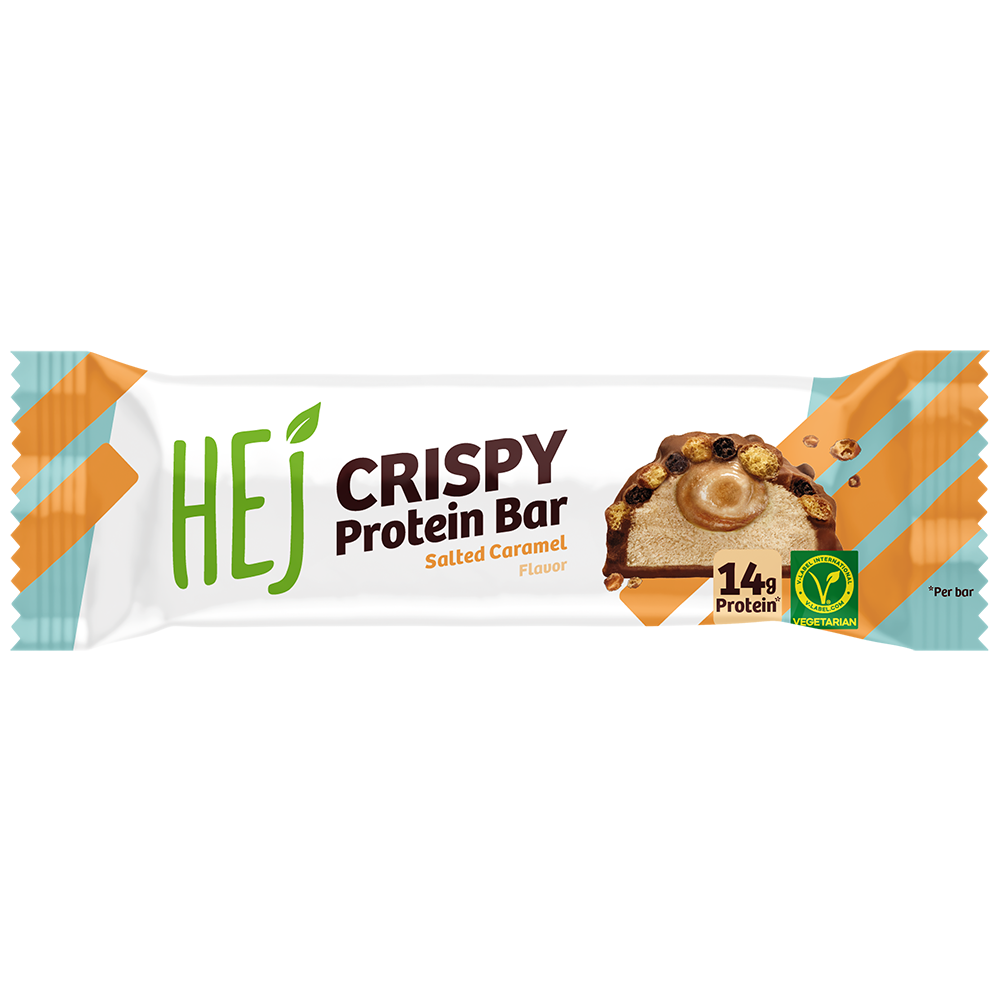 Bild: HEJ Crispy Protein Bar Saltet Caramel 