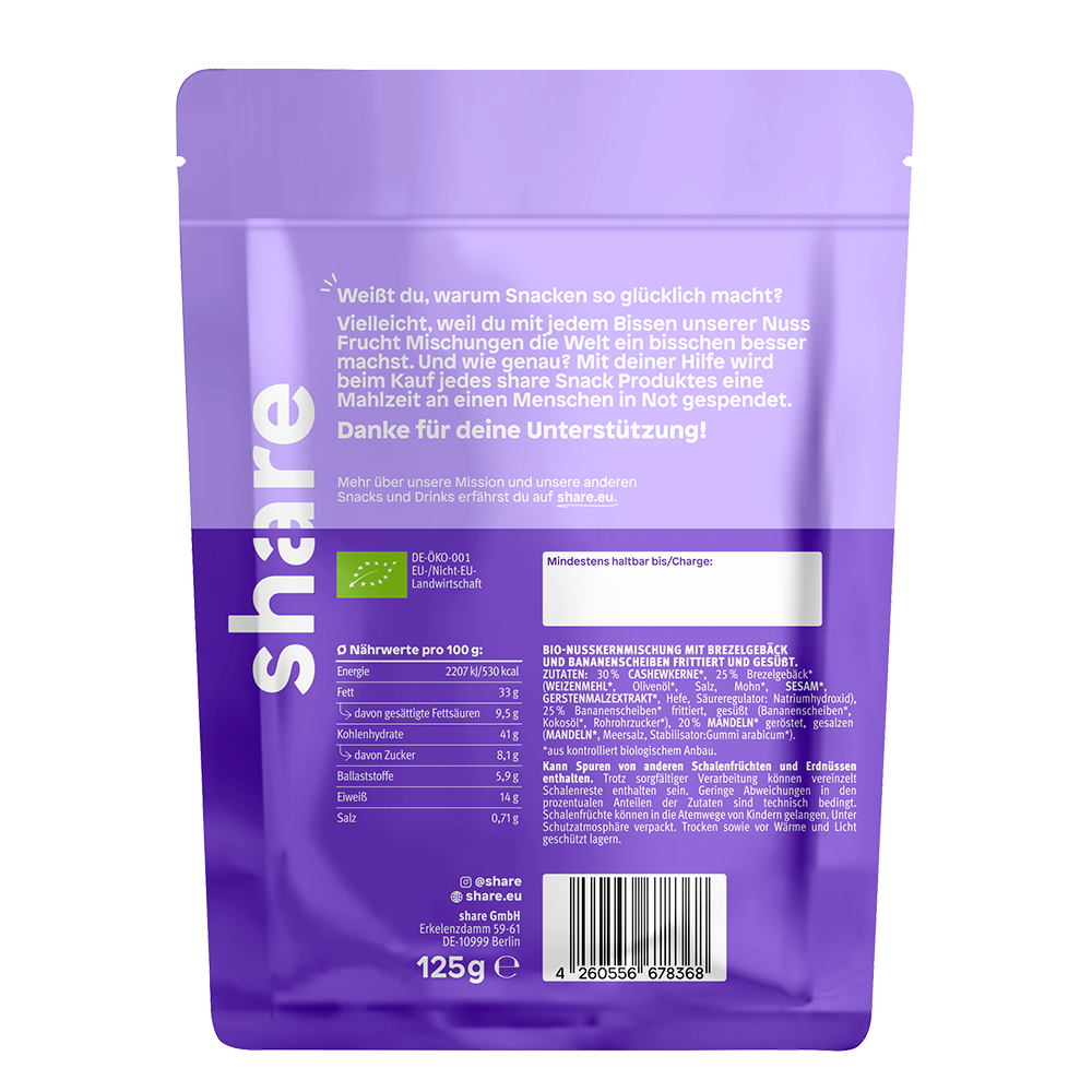 Bild: share Bio Brezel und Banane 