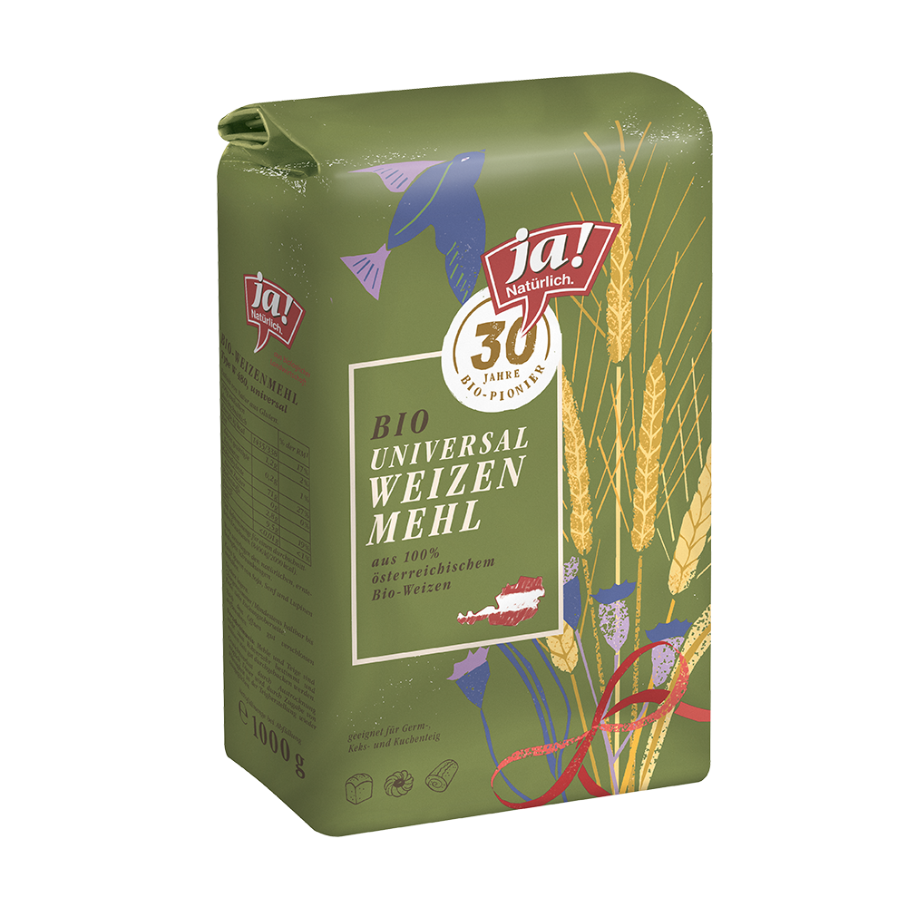 Bild: ja! Natürlich. Universal Weizen Mehl 