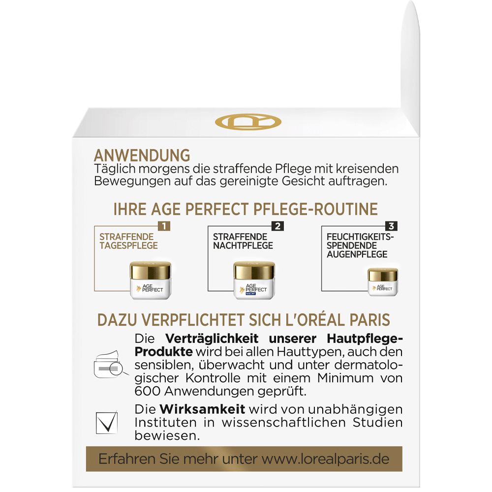 Bild: L'ORÉAL PARIS Age Perfect Feuchtigkeitspflege Tag 