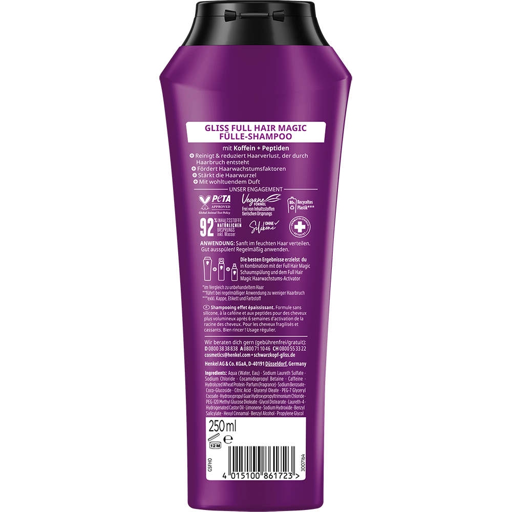 Bild: Schwarzkopf GLISS Fülle Shampoo Full Hair Magic 