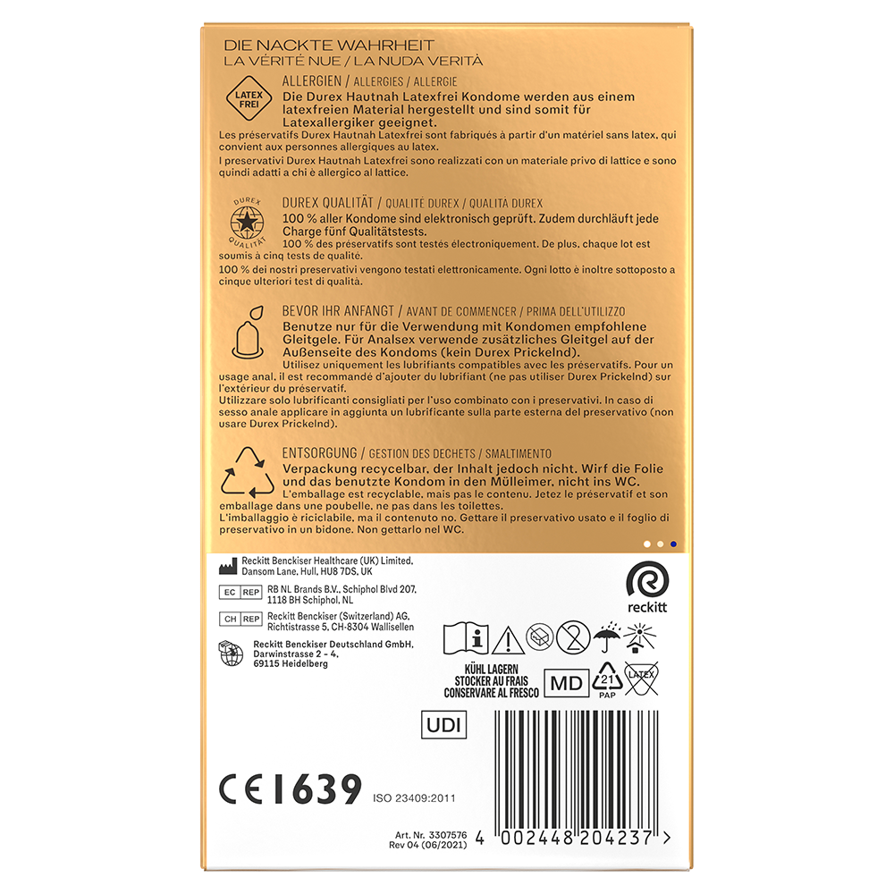 Bild: durex Kondome Hautnah 