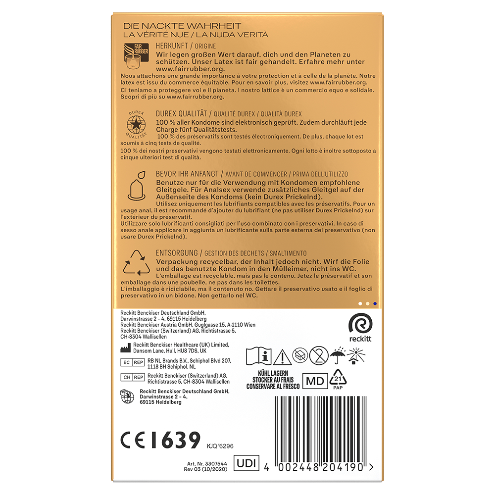 Bild: durex Kondome Hautnah Extra Gross XXL 