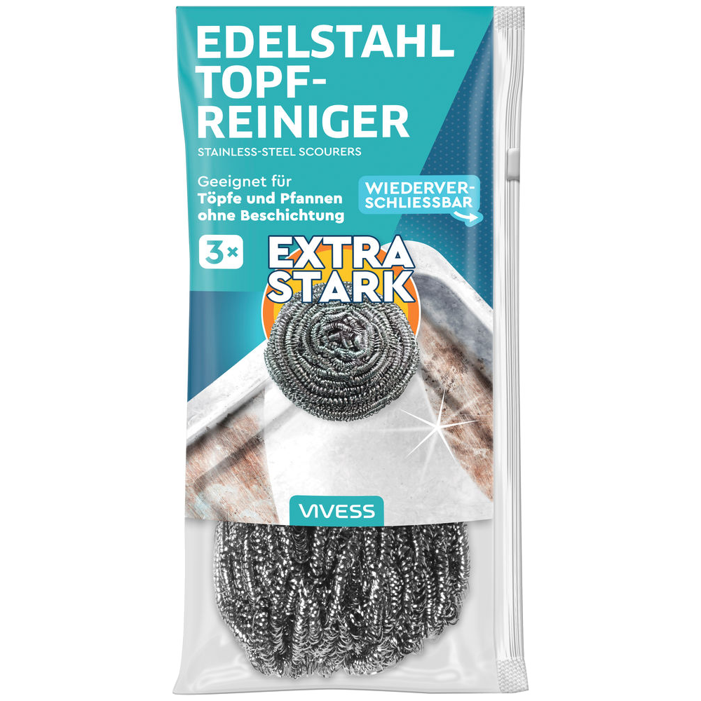 Bild: Vivess Edelstahl Topfreiniger 