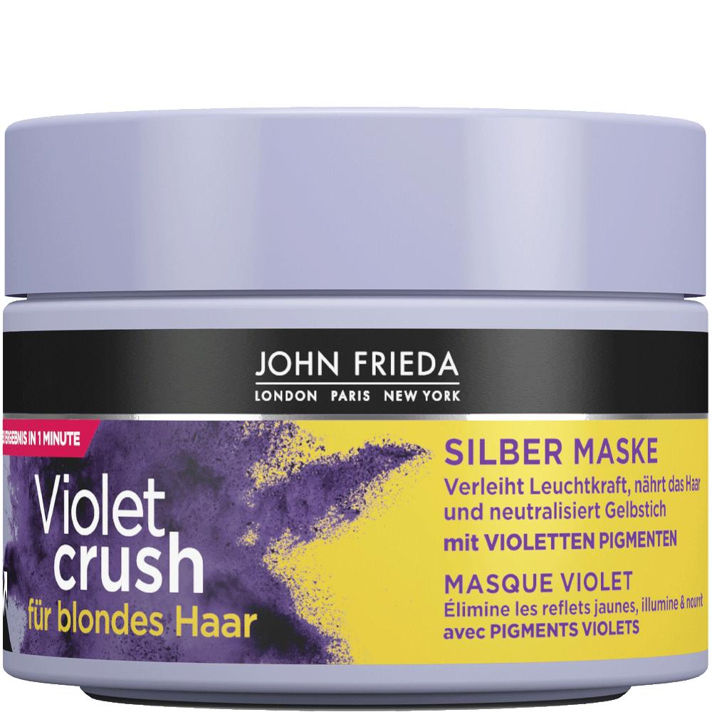 Bild: JOHN FRIEDA Violet crush Silber Maske für blondes Haar