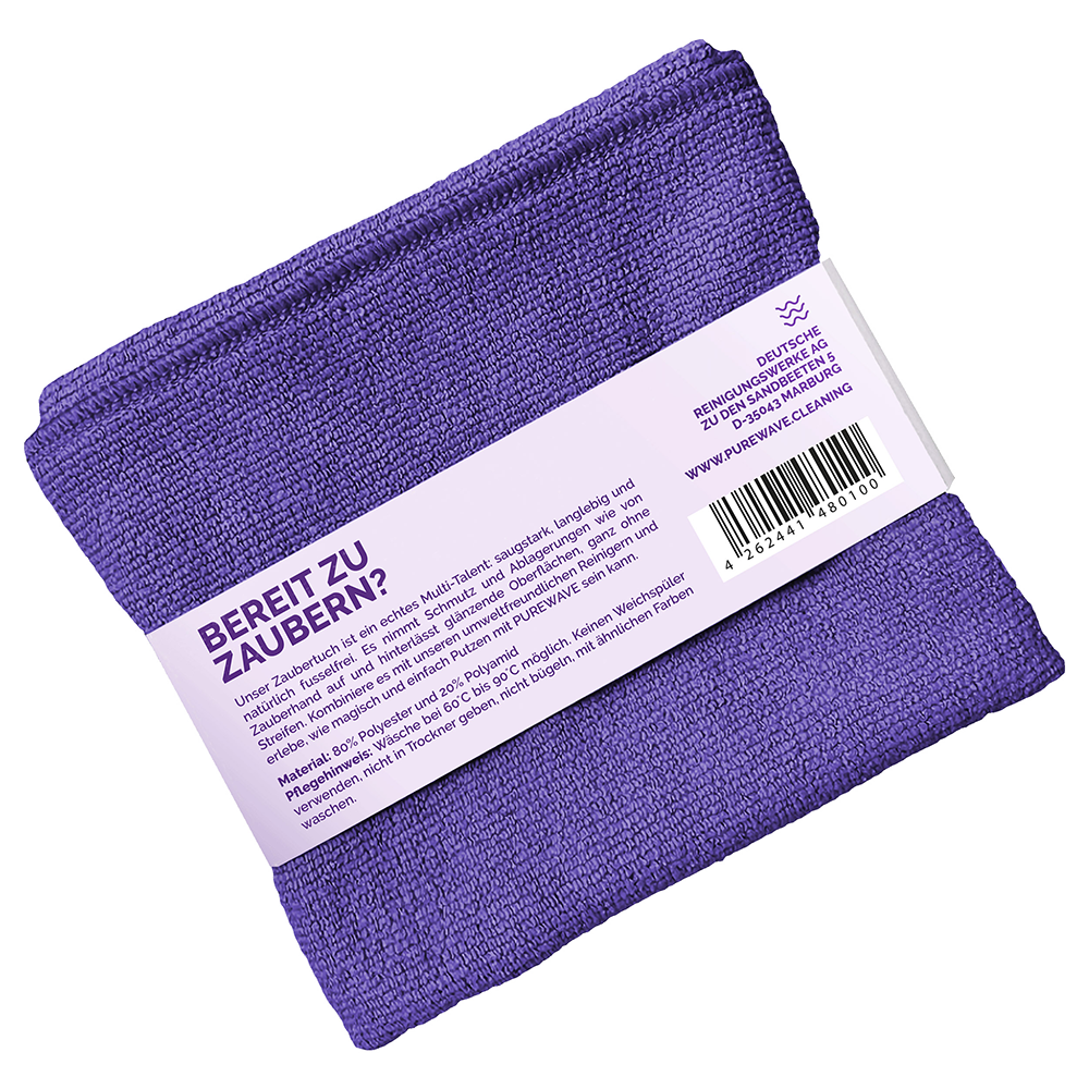 Bild: Purewave Zaubertuch Lila 