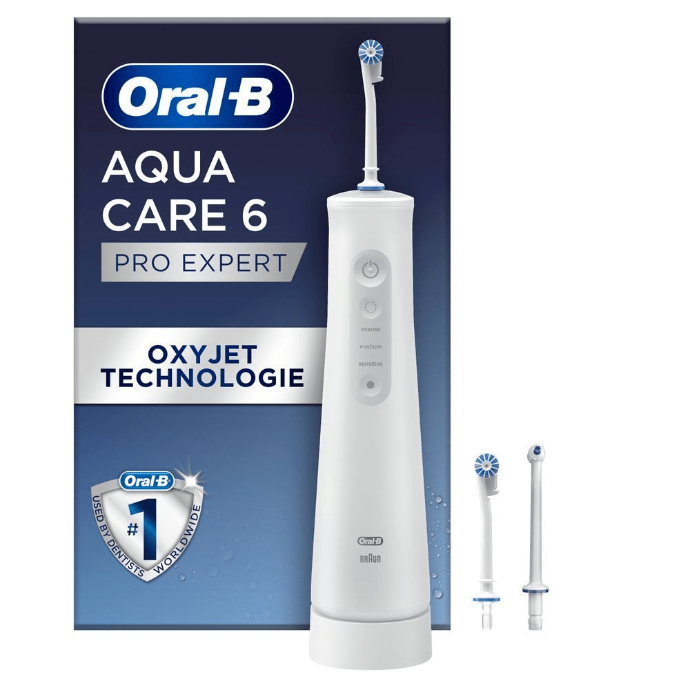 Bild: Oral-B AquaCare 6 Kabellose Munddusche, Weiß/Grau 