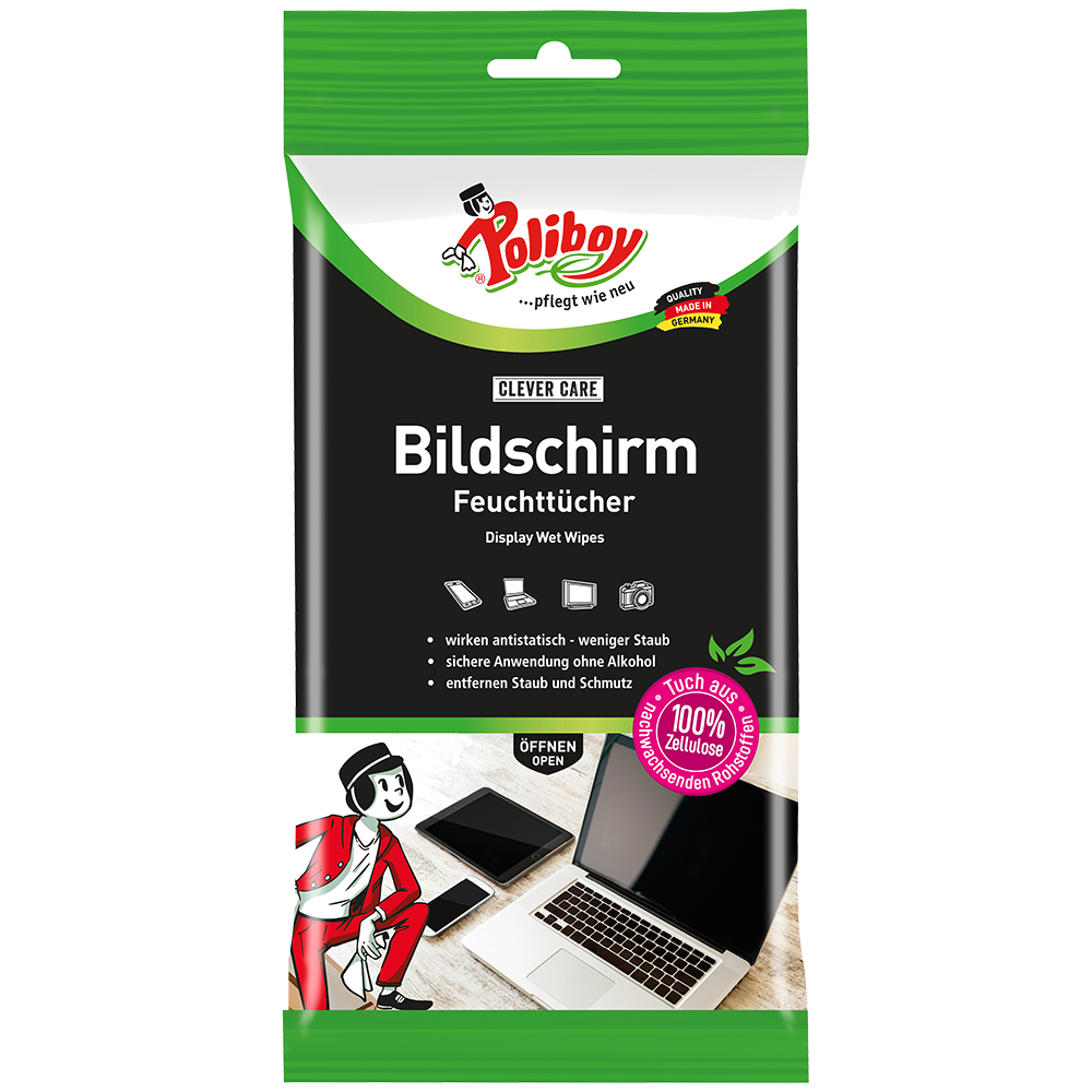 Bild: Poliboy Feuchttücher Bildschirm 